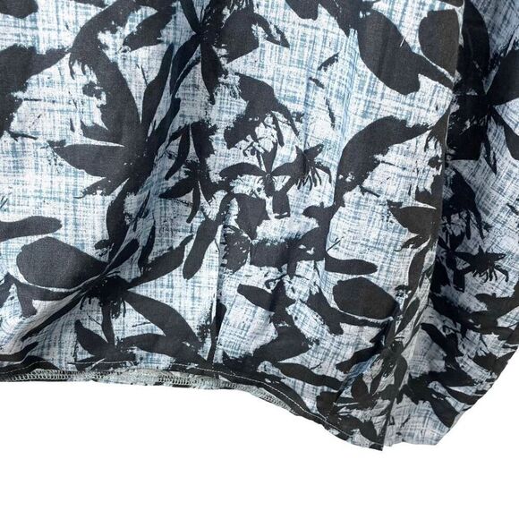 NEW Ulla Popken linen blend floral midi dress Size 20/22 boho lagenlook - Picture 6 of 9